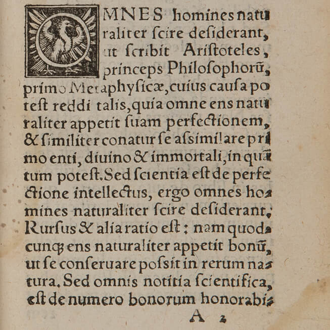 Detaljer fra boken Problemata Aristotelis